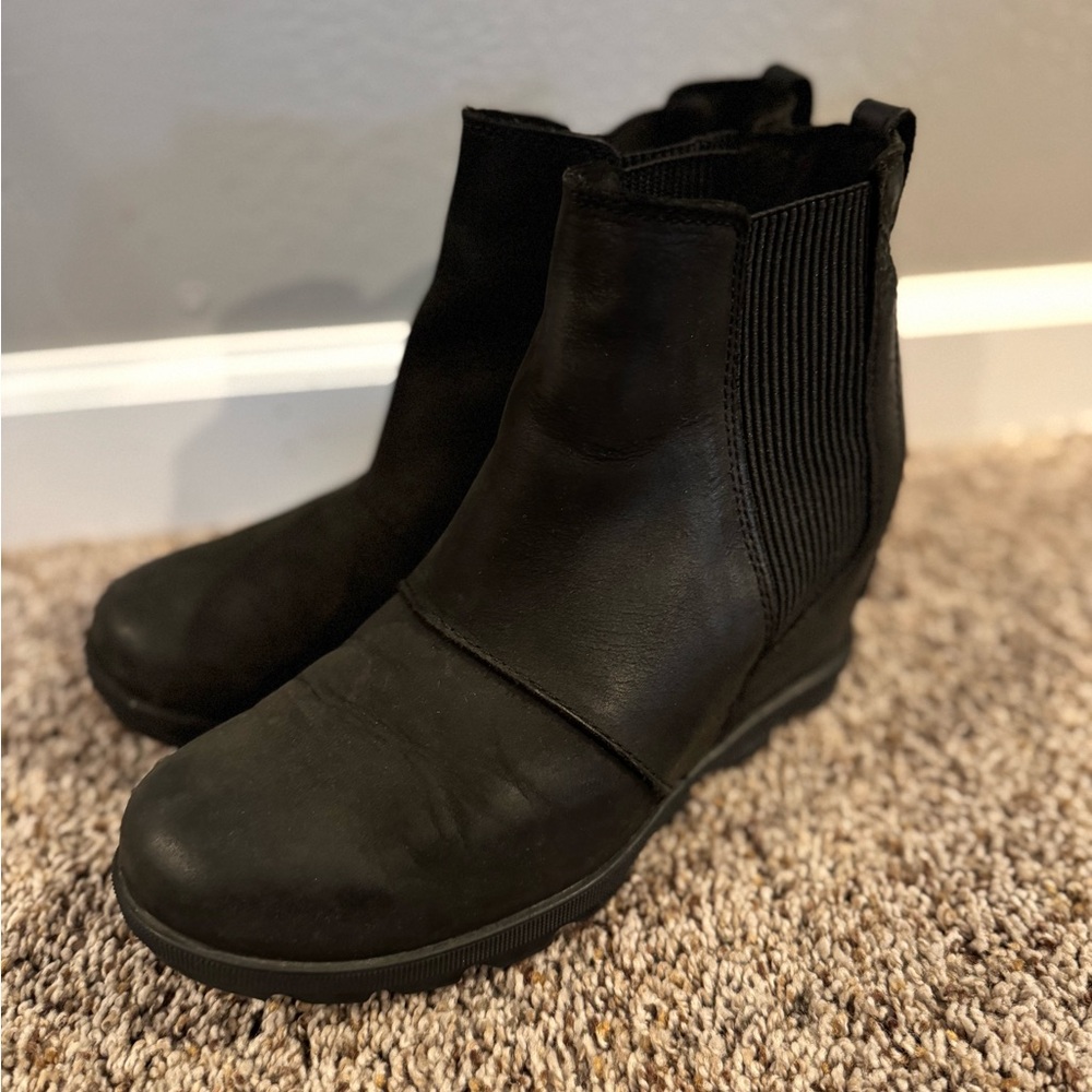 Sorel Black Ankle Boots